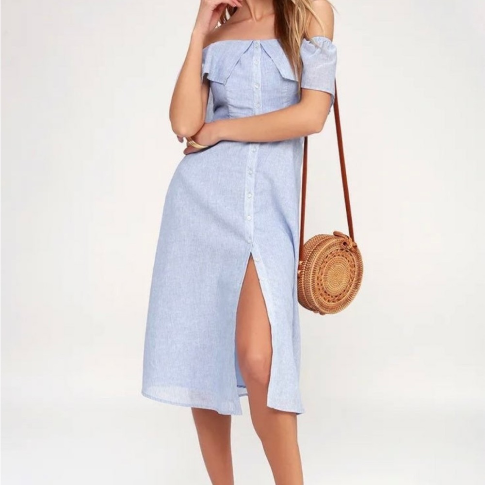 Lulus off the shoulder dress